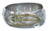 Native American Sterling Silver12KGF Eagle Navajo Cuff Bracelet JX123095